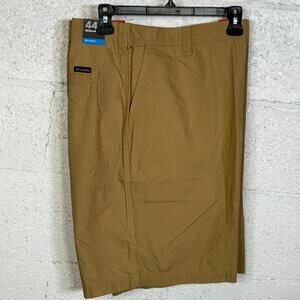 Columbia Men's Washed Out 10" cotton Shorts, Crouton dark tan, 44w